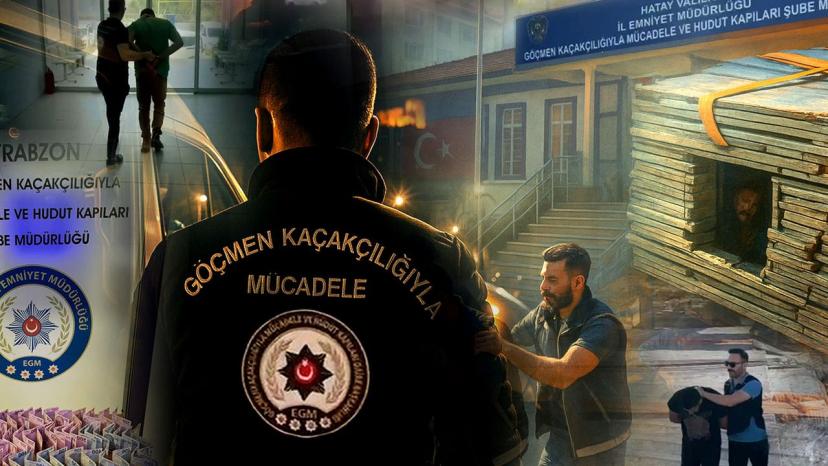 51 İlde 273 Göçmen Kaçakçılığı Organizatörü Yakalandı
