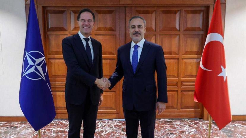 Bakan Fidan, NATO Genel Sekreteri Rutte ile görüştü