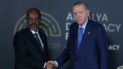 Cumhurbaşkanı Erdoğan Somali lideri Mahmud ile görüştü