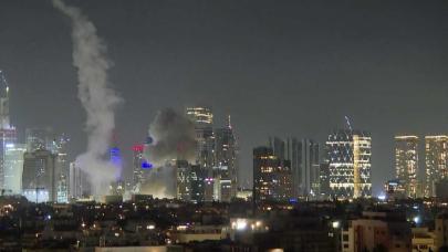 İran'dan İsrail'e misilleme: Yüzlerce balistik füze fırlatıldı