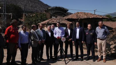 Bakan Kurum Yangın Bölgesinde