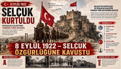 Ayasuluk Kalesi’nde Yeniden Türk Bayrağı