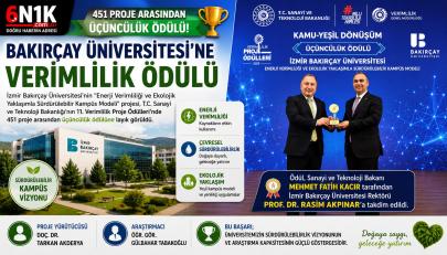 Bakırçay Üniversitesi’ne Verimlilik Ödülü