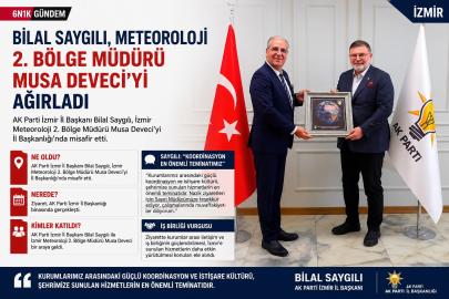 Bilal Saygılı, Meteoroloji 2. Bölge Müdürü Musa Deveci’yi Ağırladı