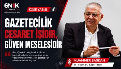Gazetecilik Cesaret İşidir, Güven Meselesidir