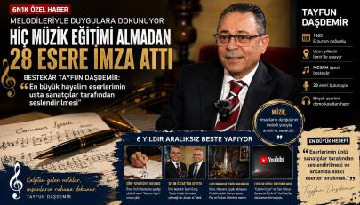 Hiç Müzik Eğitimi Almadan 28 Esere İmza Attı