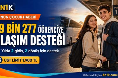 59 Bin 277 Öğrenciye Ulaşım Desteği