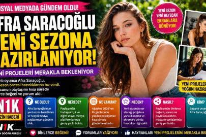 Afra Saraçoğlu Yeni Sezona Hazırlanıyor! Hayranları Büyük Heyecan Yaşıyor