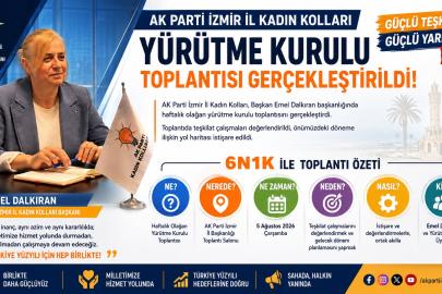 AK Parti İzmir İl Kadın Kolları Başkanı Emel Dalkıran’dan Yürütme Kurulu Toplantısı Sonrası Açıklama