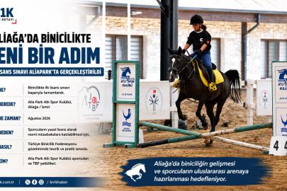 Aliağa’da Binicilik Sporunda İlk: 9 Sporcu Lisansını Aldı