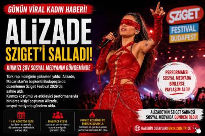 Alizade Sziget’i salladı: Kırmızı şovu sosyal medyanın gündeminde