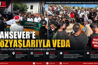 Arabesk müziğin güçlü sesi Cansever’e Veles’te son veda