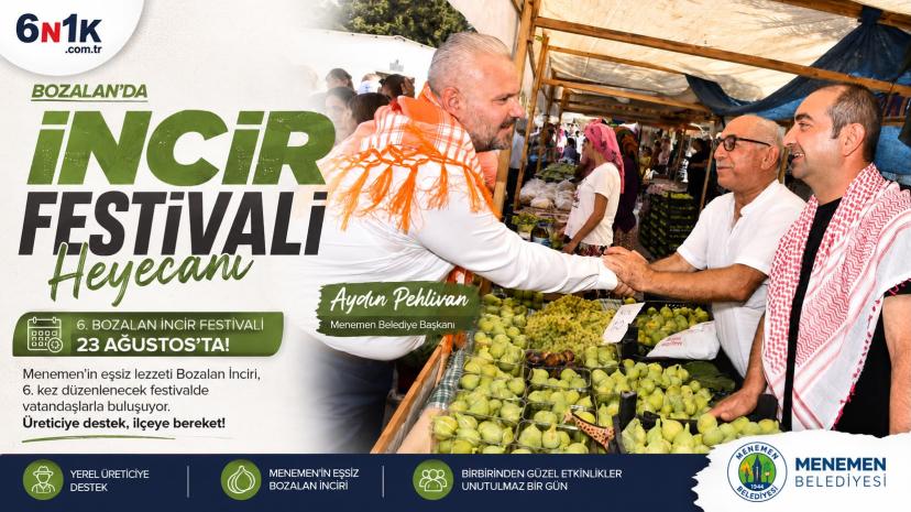 Bozalan İncir Festivali için geri sayım başladı