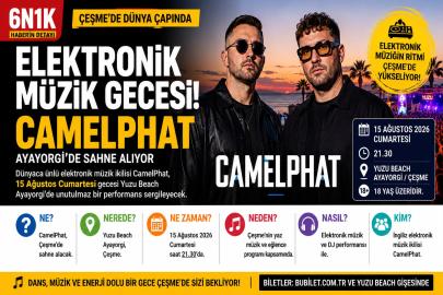 Çeşme’de Dünya Çapında Elektronik Müzik Gecesi: CamelPhat Ayayorgi’de