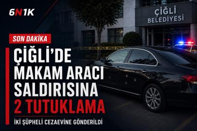 Çiğli’de makam aracı saldırısına iki tutuklama