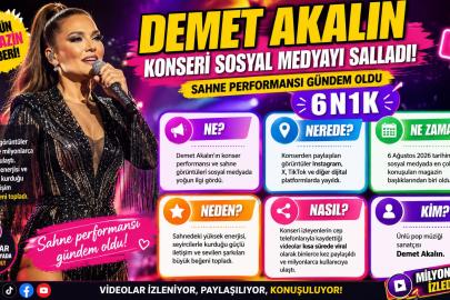Demet Akalın’ın Sahne Performansı Sosyal Medyada Gündem Oldu