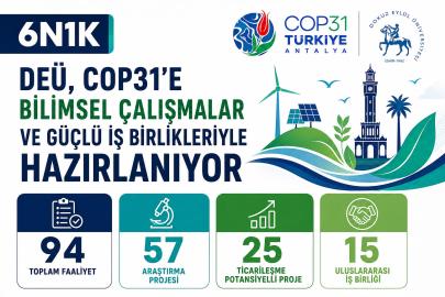 DEÜ, COP31’e bilimsel projelerle hazırlanıyor