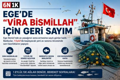 Ege balıkçısı “Vira Bismillah” için gün sayıyor