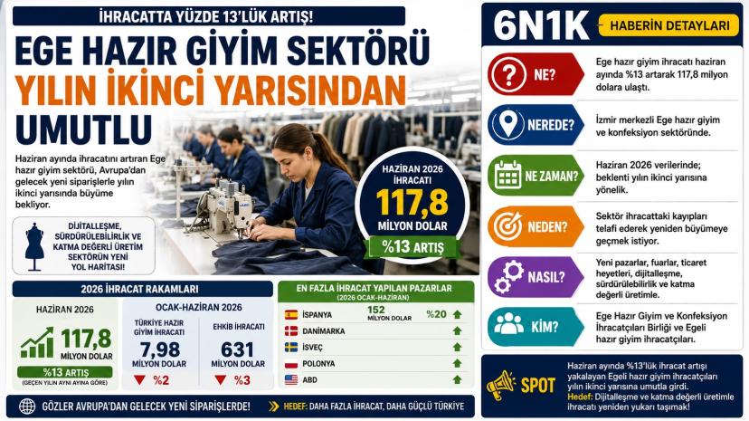 Ege Hazır Giyim Sektörü Yılın İkinci Yarısından Umutlu