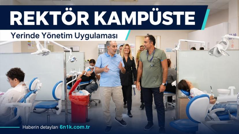 Ege Üniversitesinde “Rektör Kampüste” dönemi başladı