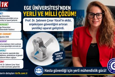 Ege Üniversitesinden Enjeksiyon Güvenliğini Artıracak Yenilik