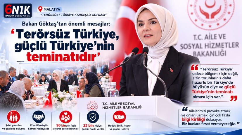 Göktaş: “Terörsüz Türkiye, güçlü Türkiye’nin teminatı”