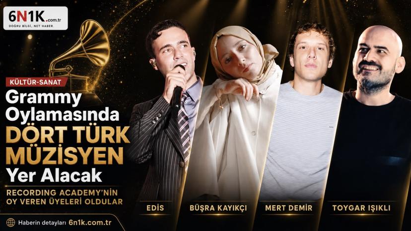 Grammy Oylamasında Dört Türk Müzisyen Yer Alacak