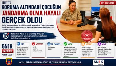 Hayali Jandarma Olmaktı, Üniformaya Bir Adım Daha Yaklaştı