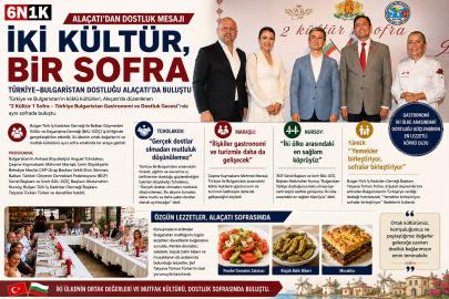 İki kültür, bir sofra: Türkiye-Bulgaristan dostluğu Alaçatı’da buluştu