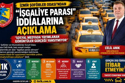 İzmir Şoförler Odası’ndan “İşgaliye Parası” İddialarına Açıklama