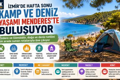 İzmir’de Kamp ve Deniz Keyfi Menderes’te Buluşuyor