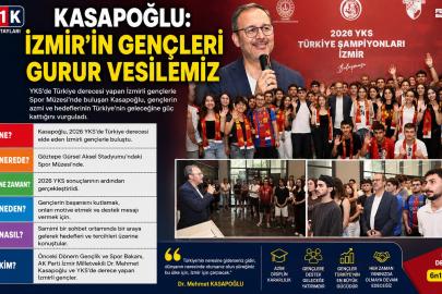 İzmir’in YKS şampiyonları Kasapoğlu ile buluştu: “Gençlerimiz gurur vesilemiz”
