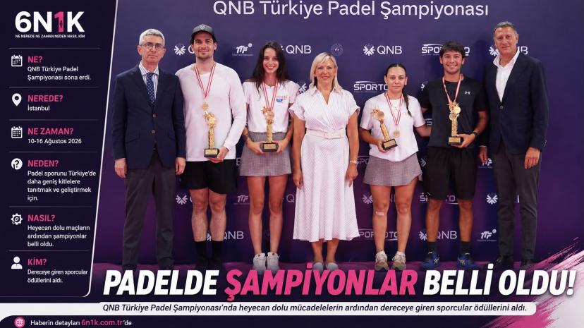 İzmirli Orange Padel Türkiye Şampiyonası’nda zirvede