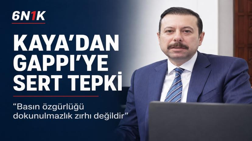 Mahmut Atilla Kaya’dan Dilek Gappi’ye sert tepki