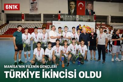 Manisa’nın Genç Voleybolcuları Türkiye İkincisi Oldu