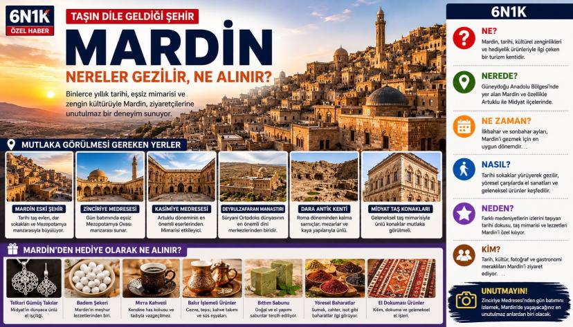 Mardin’e Giden Boş Dönmüyor! Tarihin Kalbinden En Değerli Hatıralar