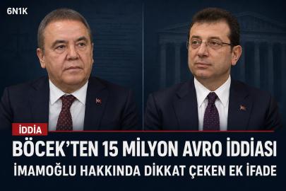 Muhittin Böcek’ten İmamoğlu hakkında 15 milyon avro iddiası