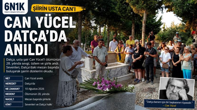 Şiirin “Usta Can”ı Can Yücel, Datça’da özlemle anıldı