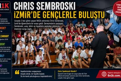 Sivil astronot Chris Sembroski İzmir’de gençlerle buluştu