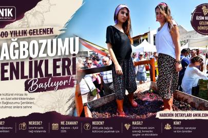 Urla’da 2 Bin 600 Yıllık Gelenek Yaşatılıyor: Bağbozumu Şenlikleri Başlıyor