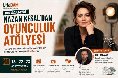 UrlaDAM’da Nazan Kesal’dan oyunculuk atölyesi