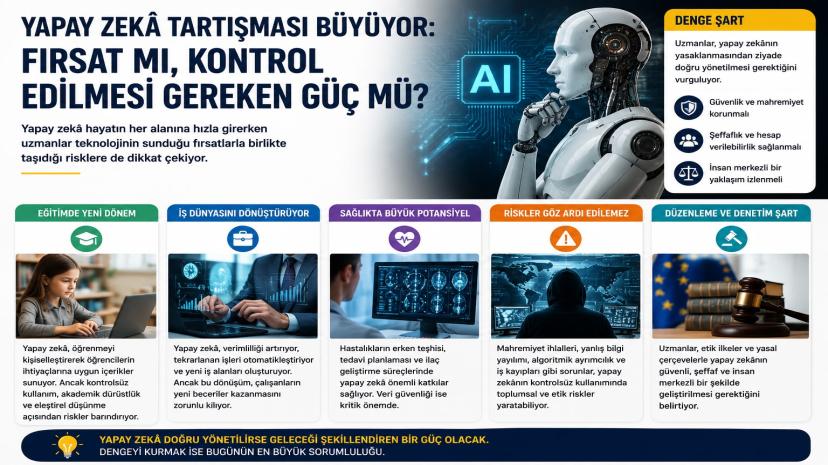 Yapay zekâ tartışması büyüyor: Fırsat mı, kontrol edilmesi gereken güç mü?