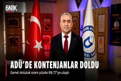 ADÜ’de kontenjanlar doldu: Genel doluluk yüzde 99,77’ye ulaştı