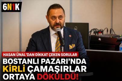 Bostanlı Pazarı’nda kirli çamaşırlar ortaya döküldü!