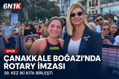 Çanakkale Boğazı’nda 39. kez iki kıta kulaçlarla birleşti
