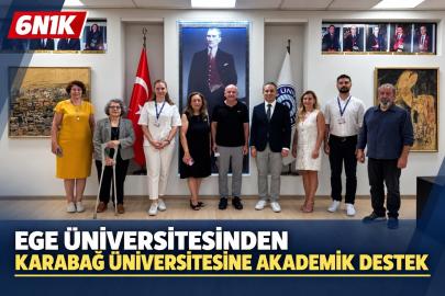Ege Üniversitesinden Karabağ Üniversitesine akademik destek
