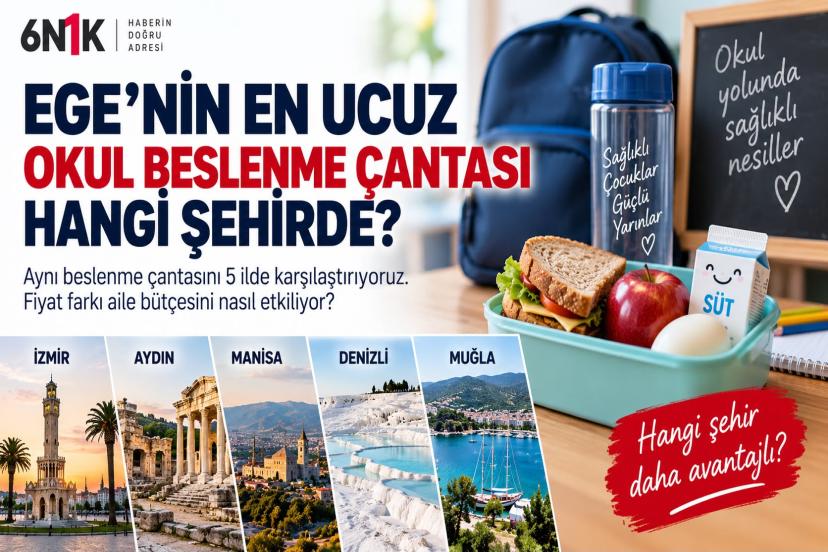 EGE’NİN EN UCUZ OKUL BESLENME ÇANTASI HANGİ ŞEHİRDE?
