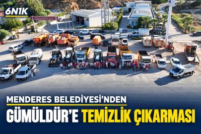 Gümüldür’de 42 Kişilik Ekiple Temizlik Seferberliği