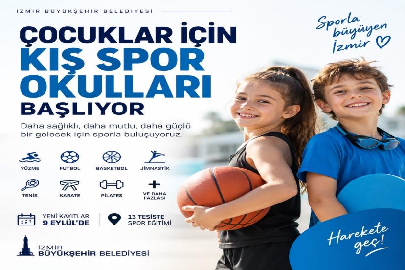 İZMİR’DE KIŞ SPOR OKULLARI BAŞLIYOR