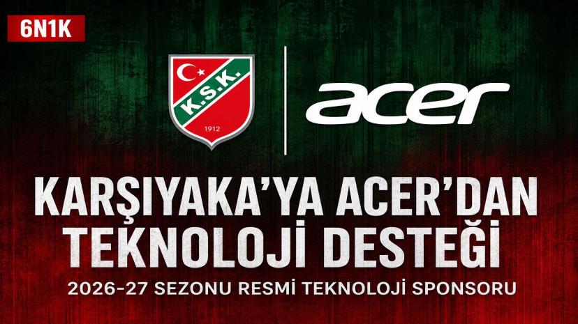 Karşıyaka Spor Kulübü’nün teknoloji sponsoru Acer oldu